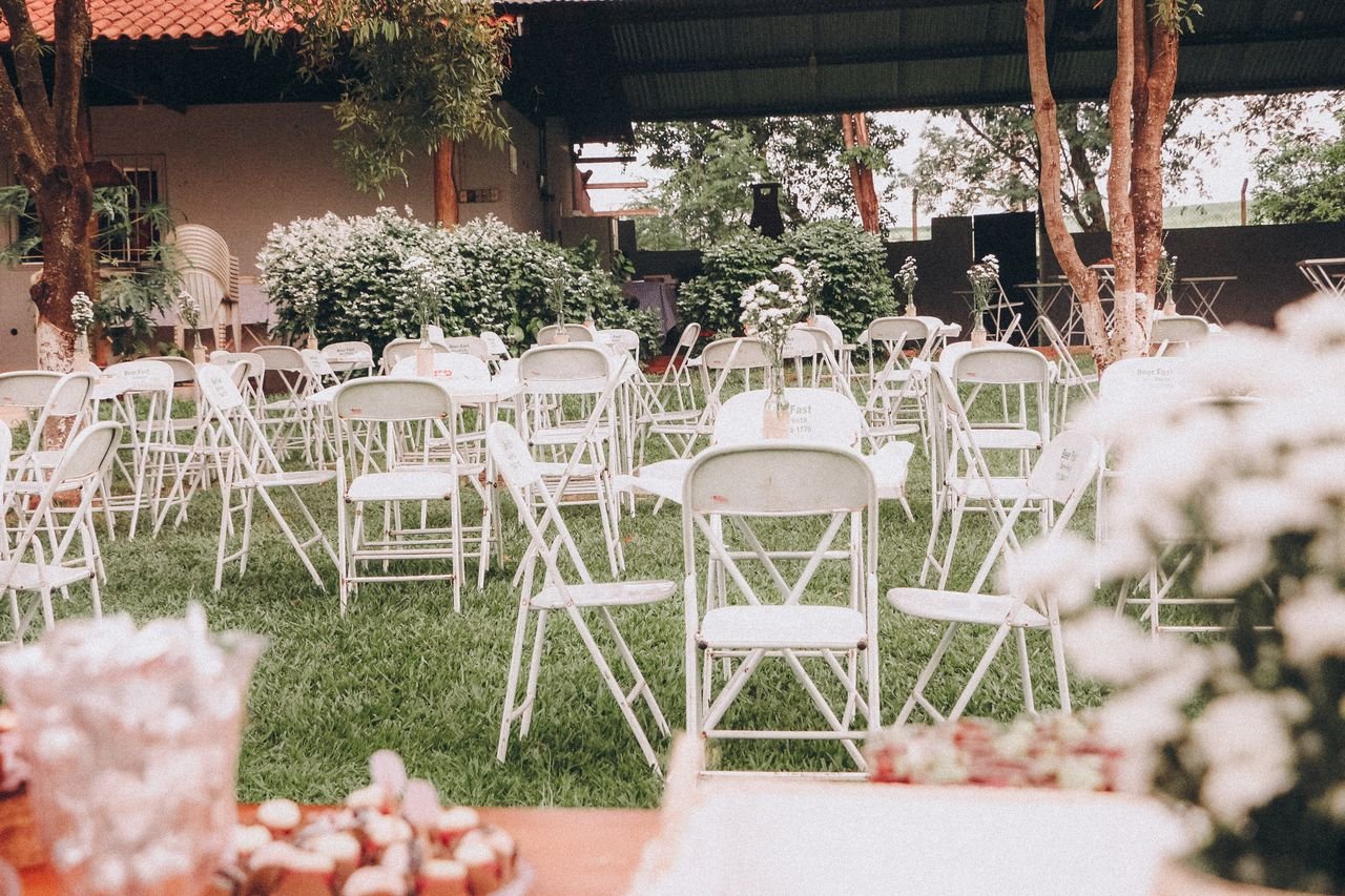 Cookery Events preparing an elegant venue for guests